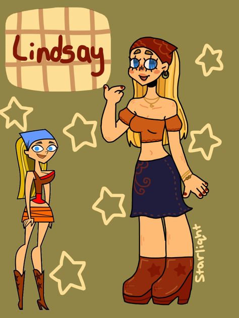 Lindsay Total Drama Fanart, Lindsay Fanart, Total Drama Island Fanart, Lindsay Tdi, Blurry Colors, Lindsay Total Drama, Tdi Fanart, Pete Rock, Drama Memes