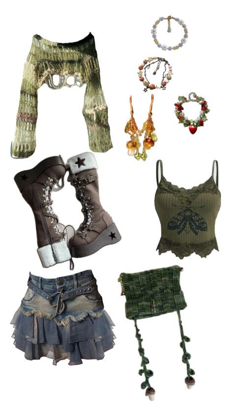 Fair Grunge Outfit, Where To Buy Fairy Grunge Clothes, Faerie Grunge Outfits, Forest Fairy Aesthetic Clothes, Forest Grunge Outfit, Fairy Core Aesthetic Outfits, Grunge Hippie Outfits, Forestcore Outfit, Fairy Grunge Core