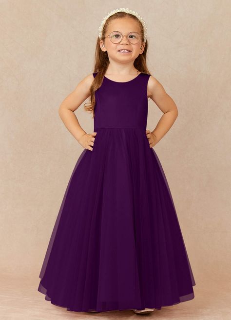 What do you think of the Azazie Muni, come check them out! https://m.azazie.com/products/azazie-muni-flower-girl-dress?color=grape Grape Flower, Purple Flower Girl Dress, Flower Girl Dresses Tulle, Ankle Length Dress, Violet Flower, Dress Flower, Peacock Green, Dress Home, Matte Satin