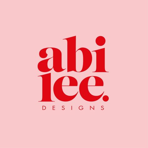 Personal branding for my design biz! Email abi@abileedesigns.com for freelance graphic design and illustration and visit my website to enquire. Store Branding, Personal Branding Design, Mises En Page Design Graphique, Alphabet Logo, Personal Logo Design, Self Branding, Minimal Logo Design, Design And Illustration, Branding Mood Board