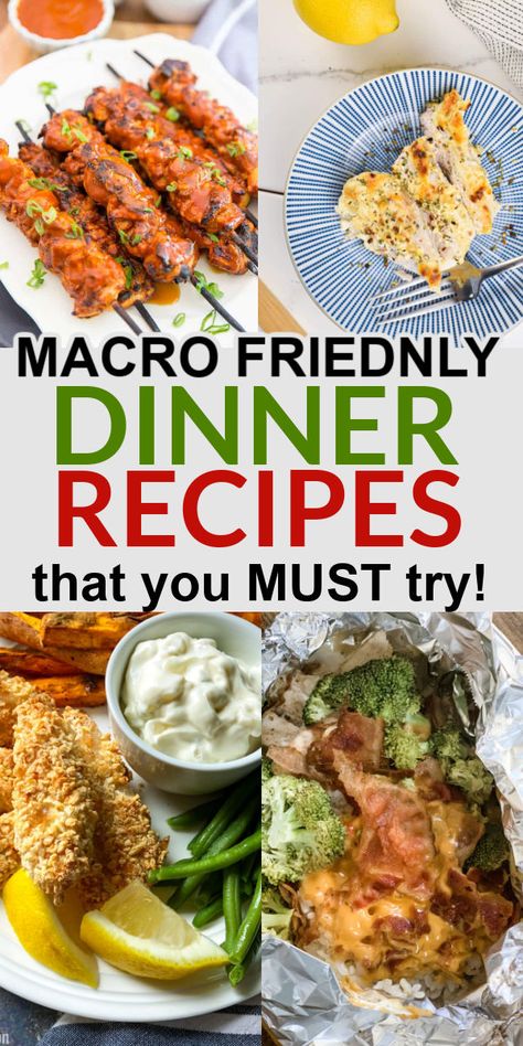 Macro Based Meals, Macro Friendly Freezer Meals, Macro Friendly Dinner, Macros Diet Recipes, Macro Diet, Macro Counting, Macro Meal Plan, Dorm Food, Macro Recipes