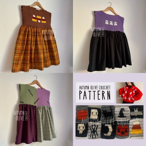 Crochet Babydoll, Halloween Cardigan, Autumn Olive, Sewing Guide, First Sewing Projects, Cardigan Pattern, Sewing For Beginners, Sewing Project, Plaid Tops