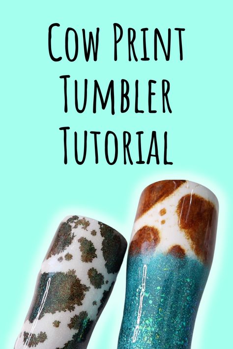 Learn how to make a cow hide print tumbler with this step by step tutorial on my channel. How To Paint Cow Print Step By Step, Painting Cow Print, Cow Hide Tumbler Ideas, Cow Print Tumbler, Cowprint Tumbler Cup, Cow Print Epoxy Tumblers, Cowhide Tumbler Cup, Cow Print Tumbler Cup Glitter, Cowhide Sublimation Tumbler