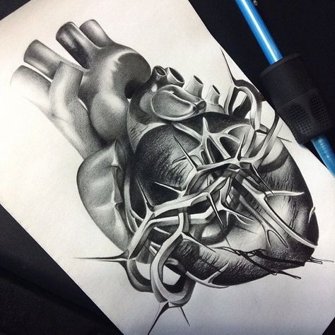 #sacredheart #drawing for a client. #art #artist #artoftheday #artruleseverythingaroundme #blackandgrey #realism #heart #hearttattoo #tattoo #tattooist #tattoospooky #work Sacred Heart Realistic, Realistic Sacred Heart Tattoo Design, Sacred Heart Drawing, Symbol Ideas, Hahaha Joker, Dove Drawing, Sacred Heart Tattoo, Tattoo Style Art, Ufo Tattoo