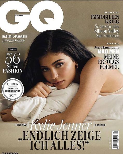 DIARY OF A CLOTHESHORSE: Kylie Jenner  Covers GQ Germany August 2017 Stylizacje Kylie Jenner, Gq Magazine Covers, Kylie Jenner Photoshoot, Estilo Kylie Jenner, Kyle Jenner, Robert Kardashian, Vogue Magazine Covers, Kylie J, Kylie Jenner Outfits