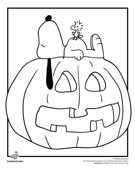 Great Pumpkin, Snoopy Woodstock, Halloween Coloring, A Pumpkin, Woodstock, Charlie Brown, Coloring Page, A Cat, Coloring Pages