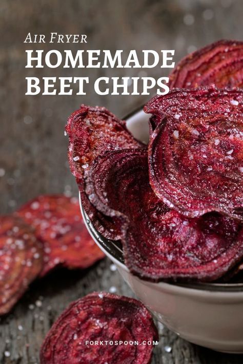 Beet Chips Recipe, Chip Alternative, Beet Chips, Roasted Beets, Air Fryer Recipes Easy, Air Fryer Recipes Healthy, Air Frying, Recipe Collection, Air Fryer Recipes