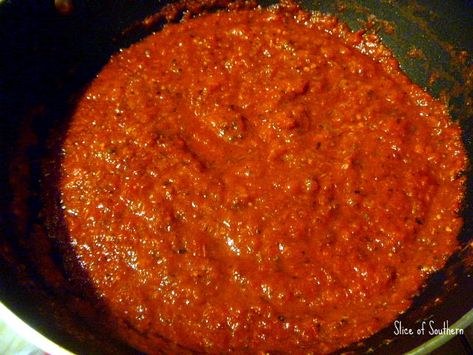 Sicilian Recipes Authentic, Sicilian Sauce, Firecracker Shrimp, Italian Tomato Sauce, Sicilian Pizza, Italian Cookie Recipes, Spaghetti Sauce Recipe, Italian Pastries, Italian Sauce