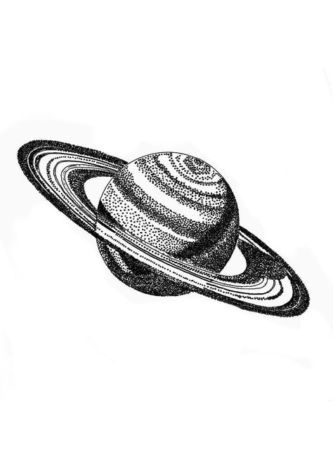 Saturn Sketch Drawings, Space And Time Tattoo, Jupiter Sketch, Saturn Planet Tattoo, Saturn Tattoo Ideas, Saturn Sketch, Saturno Aesthetic, Saturn Tattoo Design, Saturn Illustration