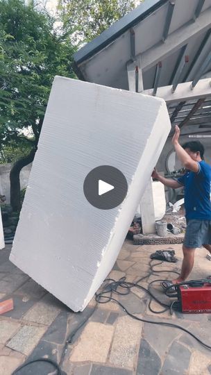 2.6M views · 34K reactions | How we made a fake stone 🪨🎥  #Facestone #Dasieunhe #Bontam #Chautam Nhà vườn 1994 | Nhà vườn 1994 | DJ Martin ElectroSpin · Animals Ice Plunge, Fake Stone, Cement, Hot Tub, Dj, Stone, Animals