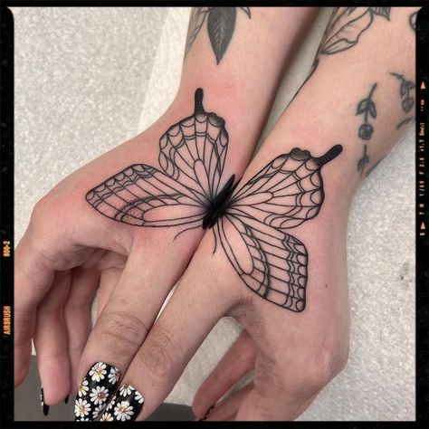 Butterfly Palm Tattoo, Half Wing Butterfly Tattoo, Disintegrating Butterfly Tattoo, Sharp Butterfly Tattoo, Butterfly Tattoo Designs For Women Arm, Melting Butterfly Tattoo, Origami Butterfly Tattoo, Butterfly Elbow Tattoos For Women, Moving Butterfly Tattoo