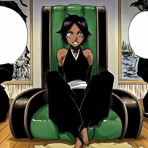 Bleach Yoruichi Manga, Yoruichi Manga, Yoruichi Bleach, Shihouin Yoruichi, Bleach Pictures, One Punch Man Funny, Yoruichi Shihouin, Bleach Anime Art, Emo Wallpaper