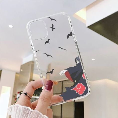 Anime Theme Iphone, Theme Iphone, Phone Case Transparent, City Life Photography, Diy Phone Case Design, Naruto Akatsuki, Creative Iphone Case, Anime Theme, Phone Case Cute