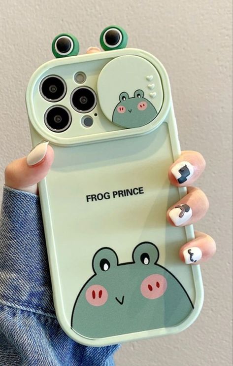 Funny Iphone 12 Cases, Cute Frog Phone Case, Cute Iphone 13 Cases Aesthetic, Aesthetic Back Cover, Frog Phone Case, Frog Phone, Frog Cartoon, Bear Funny, All Apple Products