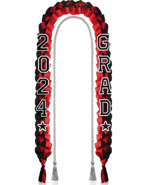 PRICES MAY VARY. polyester Considerate Combination: each package comes with 1 piece ribbon lei, 1 piece college graduation cord, and 8 pieces embroidery patches composed of words [2024 grad]; They celebrate graduates leaving school and starting their later journey Know More About Size: ribbon lei for graduation measures approx. 63 inches in total length, graduation cord with tassel measures approx. 63 inches in total length, and each patch measures approx. 2 x 2 inches, suitable size to match we Graduation Cord, Graduation Cords, Graduation Ribbon, College Graduation Party, Leaving School, Ribbon Lei, Graduation Leis, College Graduation Parties, Graduation Party Supplies