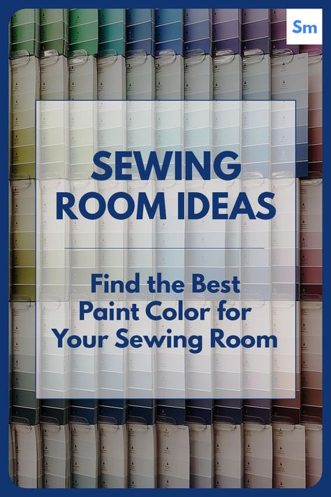 Sewing Room Wall Colors, Sewing Bedroom Ideas, Sewing Room Paint Ideas Wall Colors, Sewing Room Paint Color Ideas, Sewing Rooms Design, Craft Room Paint Colors Inspiration, Craft Room Paint Colors, Sewing Room Colors, Small Sewing Room Ideas