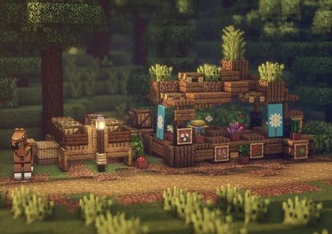 Cute Minecraft Shops, Minecraft Market, Minecraft Shop, Cute Minecraft, Construction Minecraft, Minecraft Shops, Houses Minecraft, Minecraft Idea, Case Minecraft