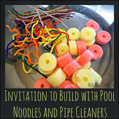 Activities For 2 Year, Noodles Ideas, Preschool Stem, Fine Motor Activity, Fine Motor Activities For Kids, Quiet Time Activities, Preschool Fine Motor, Quiet Activities, Pool Noodle