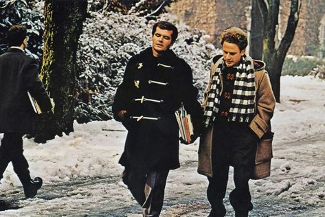 The History of the Duffle Coat Mens Duffle Coat, Carnal Knowledge, Art Garfunkel, Alaska Mountains, Mike Nichols, Candice Bergen, Simon Garfunkel, Ann Margret, Jack Nicholson