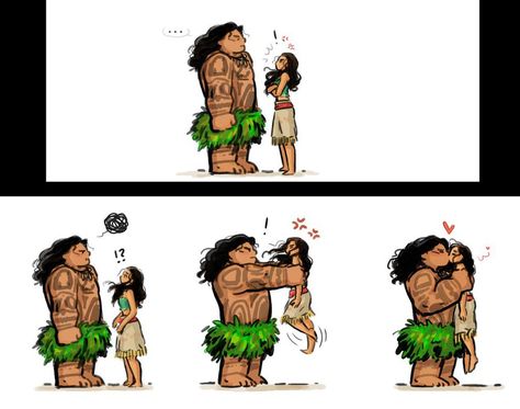 Maui X Moana Fanart, Moana Movie, Moana Maui, Moana Disney, Disney Ships, Kids' Movies, Disney Moana, Disney Couples, Disney Princess Art