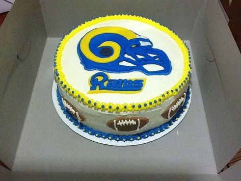 Rams Cake Rams cake Rams Cake, Cake Central, La Rams, Cake Images, Home Recipes, Rehearsal Dinner, Dinner Ideas, Cake Decorating, Ram