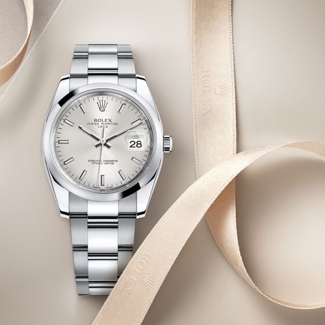 Rolex Watches Women, Classy Watch, Rolex Date, Oyster Bracelet, Rolex Oyster Perpetual, Rolex Oyster, Stylish Watches, Classic Watches, Oyster Perpetual