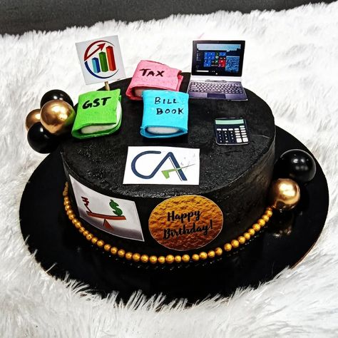 CA theme cake Half kg in chocolate truffles flavour For order DM or 📞 9599571614 📍 Delivery in delhi and delhi ncr This stunning chocolate truffles flavour cake in a chartered accountants theme . Paper topper with fondant toppers Do save and share this post Follow @naavjotbaake for more ideas Order customized cakes from naavjotbaake Make your memories more memorable [Cake, Chartered Accountants theme cake, customized cakes, Delhi,Kamla Nagar,Modeltown Theme cake, Dark chocolate truf... Birthday Cake For Brother, Cake Dark Chocolate, Cake Image, Chartered Accountant, Fondant Toppers, Theme Cake, Cake Images, Chocolate Truffles, Delhi Ncr