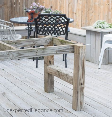 Harvest Table Diy, Farm Table Plans, Outdoor Farm Table, Diy Farm Table, Backyard Table, Wood Table Diy, Diy Outdoor Table, Belfast Sink, Outdoor Patio Table