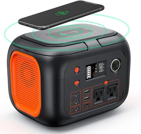 DUNWRO Portable Power Station, 296Wh Backup Lithium Battery with 110V/350W Pure Sine Wave AC Outlet, Wireless Fast Charging, Solar Generator Power Supply for Outdoors Camping Travel Emergency, Black #PortablePowerStation #Generators #PowerStation #DUNWROPortablePowerStation #DUNWRO #WirelessFastCharging #SolarGenerator #PowerSupply Battery Generator, Tv Cars, Portable Power Station, Generator House, Portable Generator, Big Battery, Emergency Power, Power Generator, Solar Generator