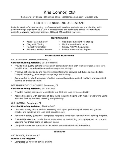 Nursing jobs are in demand, so it's important that your CNA resume be up to date and include all the information that recruiters are looking for. Here's a sample template for a CNA resume. Cna Jobs, Nurse Skills, Hard Skills, Medical Assistant Resume, Resume Template Examples, Medication Administration, School Diploma, Good Resume Examples, Nursing Resume