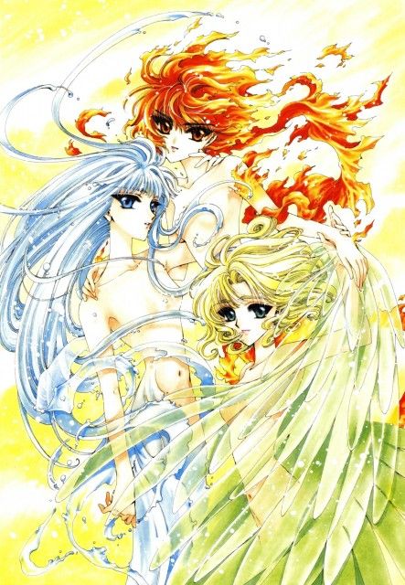 Clamp, Magic Knight Rayearth, Những hiệp sĩ phép màu Magic Knight, Magic Knight Rayearth, Card Captor Sakura, Arte Sailor Moon, Mahō Shōjo, Bd Comics, Card Captor, Manga Artist, Old Anime