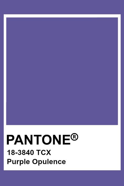 Pantone Purple Opulence Pantone Blue Purple, Pantone Tcx Purple, Purple Pantone Shades, Pantone Colors Purple, Pantone Purple Shades, Pantone Periwinkle, Sagittarius Colors, Tcx Pantone, Pantone Shades