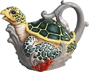 Turtle Teapot, Ceramic Store, Novelty Teapots, Cute Teapot, Teapots Unique, Retro Campers, Ceramic Teapot, Turtle Design, Teapots And Cups