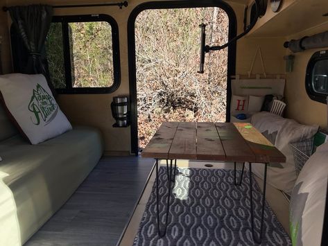 Runaway Camper, Hiker Trailer, Diy Camper Trailer, Off Road Camper Trailer, Trailer Interior, Off Road Trailer, Trailer Build, Small Campers, Off Road Camper