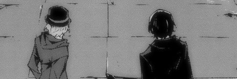 Soukoku Twitter Header, Bsd Manga Headers, Chuuya Headers, Soukoku Header, Chuuya Header, Soukoku Banner, Chuuya Aesthetic, Loser Aesthetic, Bsd Banner