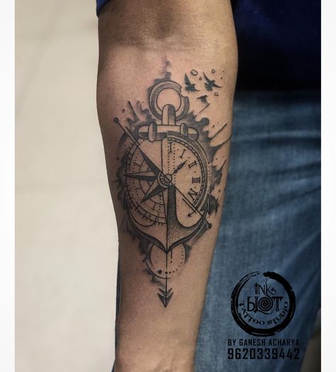 Custom compass tattoo done @inkblottattooz Dm for appointments:9620339442 #tattoo #tattoos #tattooideas #tatto #bodytattoo #tattoosleeve #tattooartist #tattooart #tattooed #tattooed #storiesofbangalore #tattoolife #tattoo #tattoos #tattoodesign #bangalore #bangaloretattoos #inkblot #inkblottattoos #bangaloretattoos #bangaloretattoostudio #bangalore #bangaloretattoos #bangaloretattoodesign #inkblot #inkblottattoos #blackngreytattoo #armtattoo #inkedhand #navigationtatattoo #ink #traveltattoo Ed Sheeran Tattoo, Tattoo Power Supply, Arm Tattoos, Tattoo Artist, Hand Poked Tattoo, Clock Tattoo, Hand Poke, Poke Tattoo, Ink Blot