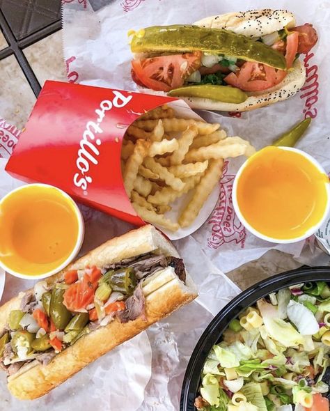 Portillo's Hot Dogs on Instagram: “Is this heaven? No it's Portillo's 🍟⚾✨ 📷 @kulinaryschool” Portillos Chicago, Chicago Aesthetic, Chicago Food, City Living, Food Obsession, Good Eats, Hot Dogs, Bucket List, Chicago