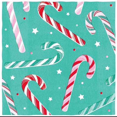 rh_illustration Candy Cane Illustration, Canes Food, Holiday Nail Inspo, Candy Illustration, Gift Wrap Diy, Christmas Nail Inspo, Pottery Place, Holiday Nails Christmas, Cell Phone Wallpapers