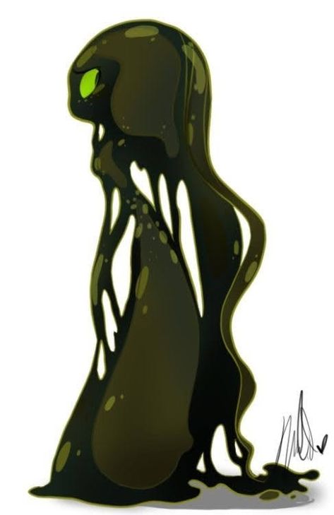 Slime Person, Slime Monster, Slime Girl, Slimes Girl, Monster Girl, Female Character Design, Old Art, Creature Design, Mythical Creatures