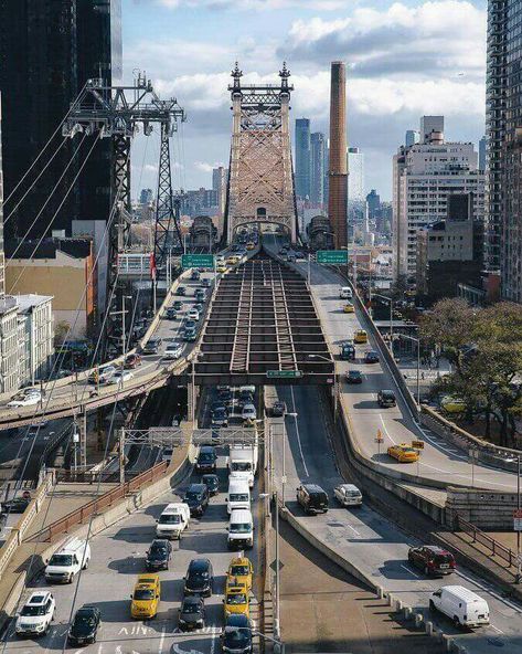 Queensboro aka 59 st bridge Queensboro Bridge, Go Karts, New York Photos, New York Art, Nova York, Electric Vehicles, City Landscape, Concrete Jungle, Dirt Bikes