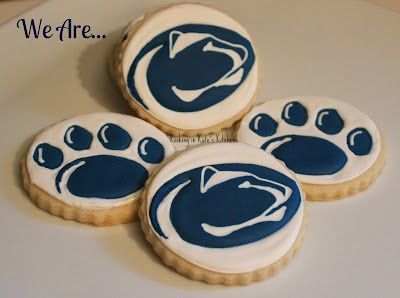 Penn State cookies Graduation Cupcakes, Wedding Cake Recipe, Graduation Cookies, Tiramisu Cake, Milk Cake, Chocolate Chip Cookie Recipe, Baking Business, Chocolate Chip Recipes, Chip Cookie Recipe