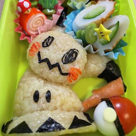 Pokemon As Food, Pokemon Food, Lunch Box Meals, Kids Lunch Box Meals, Shrimp Sushi, Cute Breakfast, Coffee Designs, Bento Box Ideas, Bento Ideas