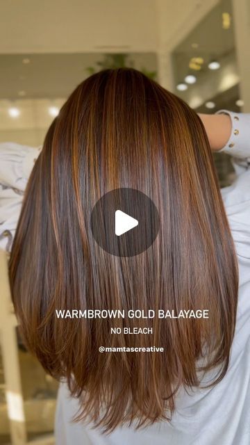 Balayage Haircolour Specialist on Instagram: "#warmbrown #hairtransformation #richbrownhair #balayagehair #fallhair Hair @mamtascreative Salon @continuitysalonofficial For @dhvanii06 Technique #babylights #highlights Tone #copper #mahogany #goldhair #colortrend #haircolorideas #hair #haircolourspecialists #foryou #mamtascreative #continuitysalon #autumnhair" Copper Babylights, Babylights Highlights, Rich Brown Hair, Gold Balayage, How To Cut Nails, Dull Hair, Hair Color And Cut, Gold Hair, Hair Colour