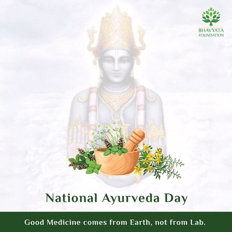 Ayurveda is an ancient medicine entirely based upon plants and their derivatives, promoting holistic well-being. National Ayurveda Day is observed every year on Dhanvantri Jayanti or Dhanteras. In context of global health crisis, Ayurveda presents several immunity principles, the most important of which are Bala (the notion of strength), Vyadhi Kshamathwa (the concept of resistance to sickness), and Ojas (the concept of supreme resilience). Given the importance of a healthy immune system, many p National Ayurveda Day, Ayurveda Day, Ancient Medicine, Birthday Quotes For Me, Healthy Immune System, Global Health, First Birthday Invitations, Birthday Quotes, Ayurveda