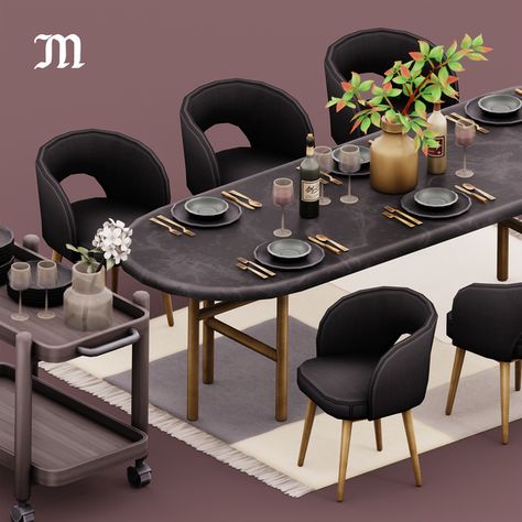 Sims 4 Cc Furniture Myshunosun, Sims 4 Build Cc Dining Room, The Sims 4 Cc Dining Room Patreon, Sims 4 Maxis Match Dining Room, Furniture Maxis Match Sims 4, Sims 4 Cc Men Decor, Cc Patreon Furniture, Sims 4 Cc Furniture Maxis Match Dining Room, Sims 4 Myshunosun