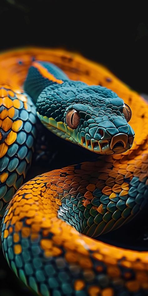 Rare Snakes, Snake Photography, Blue Viper, Snake Symbolism, Snake Images, Snake Photos, Viper Snake, Colorful Snakes, Snake Wallpaper