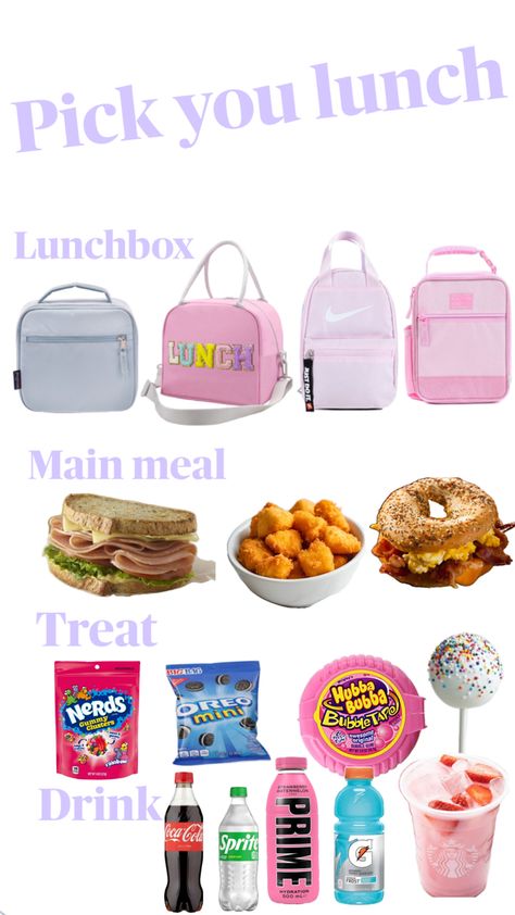 Preppy School Lunch, Quick School Lunches, Homemade School Lunches, Rainbow Drinks, Easy School Lunches, School Lunch Recipes, Kids Lunch Recipes, Clean Snacks, Healthy Lunch Snacks