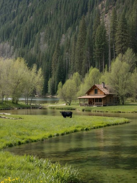 Unique Landscaping, Cabin Woods, Tiny Log Cabins, Rustic Cabins, Cabin Aesthetic, Cabin In The Mountains, Shed To Tiny House, Cabin Exterior, House Shed