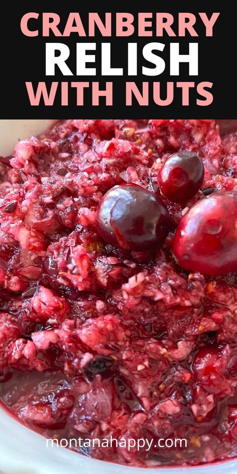 Fresh Cranberry Relish, Fresh Cranberry Recipes, Fresh Cranberry, Relish Recipe, Rustic Recipes, Cranberry Relish, Thanksgiving Side Dish, Candied Sweet Potatoes, Sweet Potato And Apple