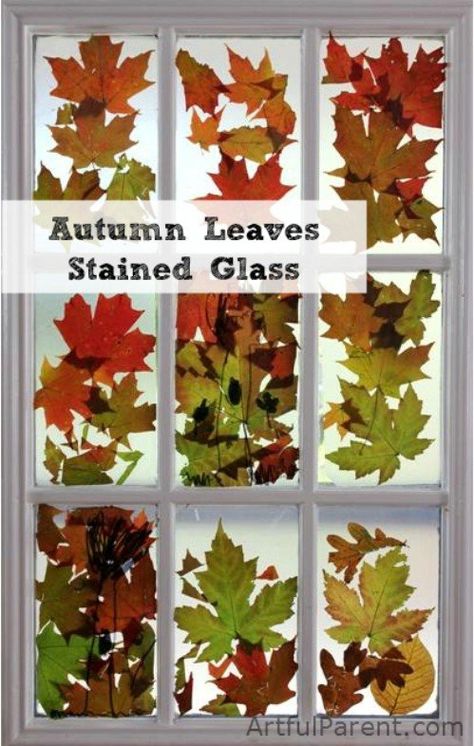 Autumn Leaf Stained Glass - 15 Fabulous Fall Leaf Crafts for Kids Leaf Crafts Kids, Autumn Leaves Craft, Crafts By Season, Fun Fall Crafts, Winter Watercolor, Leaf Crafts, Fall Crafts For Kids, Autumn Crafts, Trendy Winter